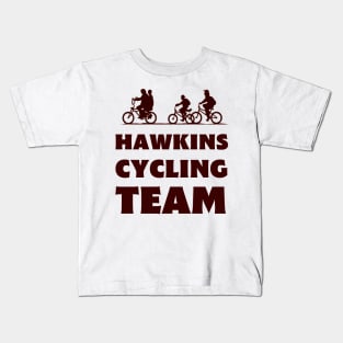 Hawkins Cycling Team IV - White - Funny Kids T-Shirt